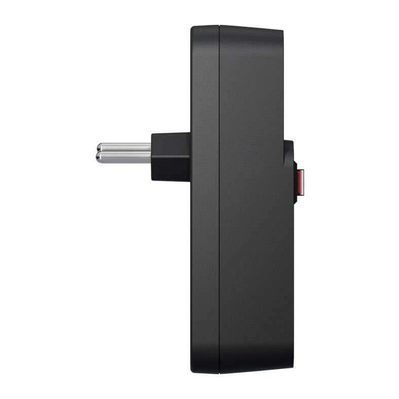 Adaptador Com Carregador USB Intelbras, 2 tomadas, 2xUSB, Preto, EAC-202-PT - miniatura 4