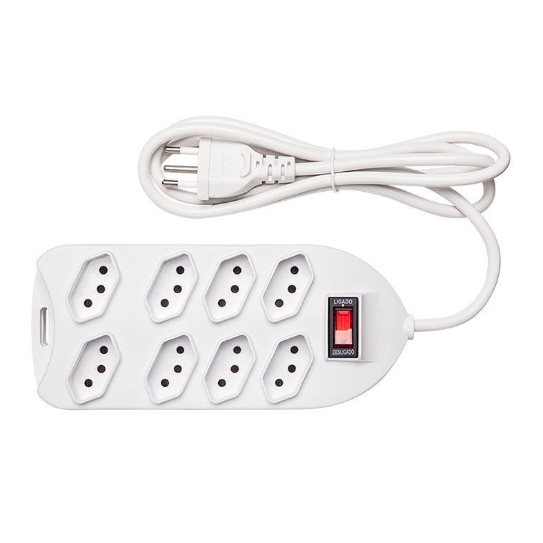 Filtro de Linha Intelbras EPE 1008+, 8 Tomadas, 1.5m, Branco, EPE-1008M-BR - miniatura 4