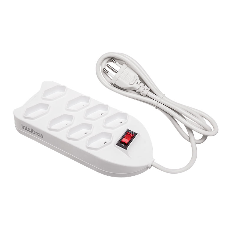 Filtro de Linha Intelbras EPE 1008+, 8 Tomadas, 1.5m, Branco, EPE-1008M-BR - miniatura 3