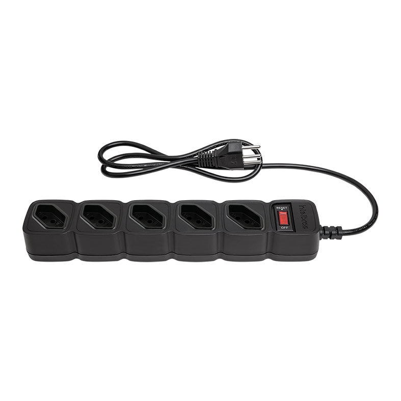 Filtro de Linha Intelbras EPE 205 +, 5 Tomadas, Cabo 3m, Preto, EPE-205-PT - miniatura 3