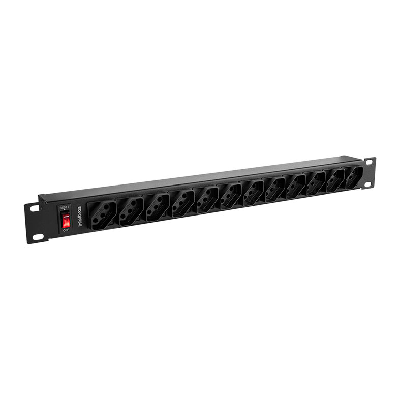 Filtro de Linha Intelbras EPR 212 +, 12 Tomadas, 3m, Preto, EPR-212M - miniatura 3