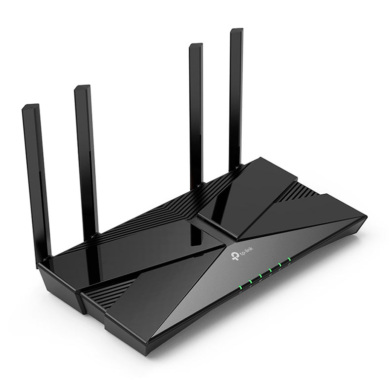 Roteador Wi-Fi Mesh AX1800 Tp-Link, Wi-Fi 6 Dual Band, 4 Antenas, Preto, EX220 - miniatura 3