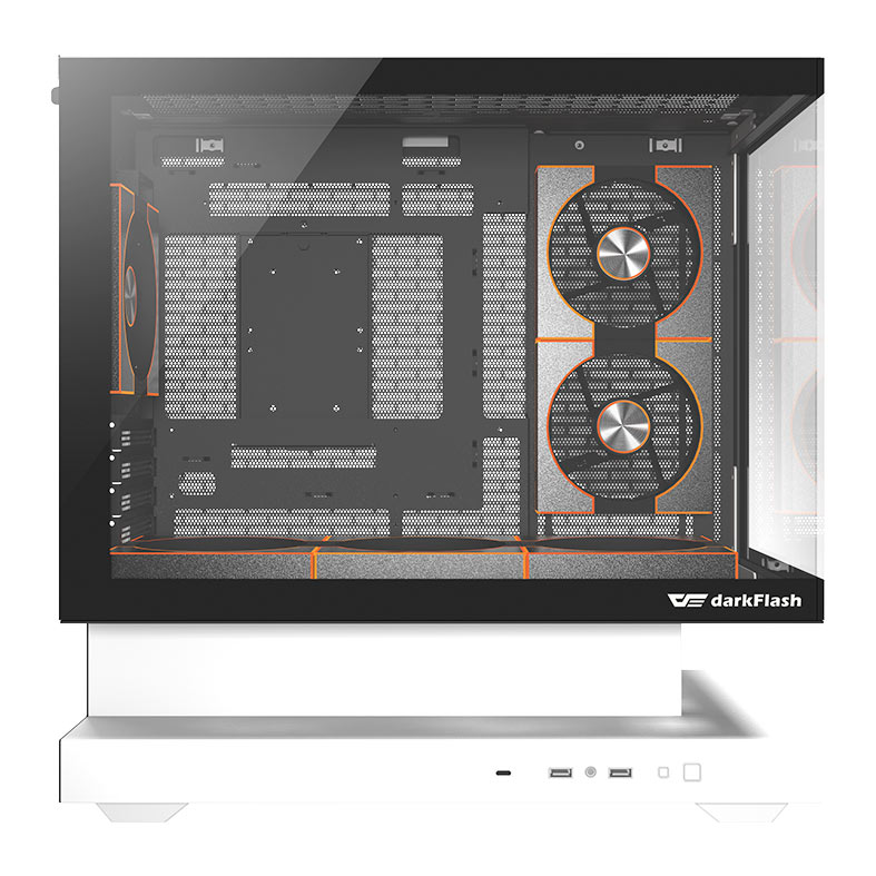 Gabinete Gamer Aigo Darkflash Floatron F1, ARGB, Full-Tower, Lateral de Vidro, Com 6 Fans, Branco, F1-BW-COMBO-DM8-LINEX6-WH - miniatura 6