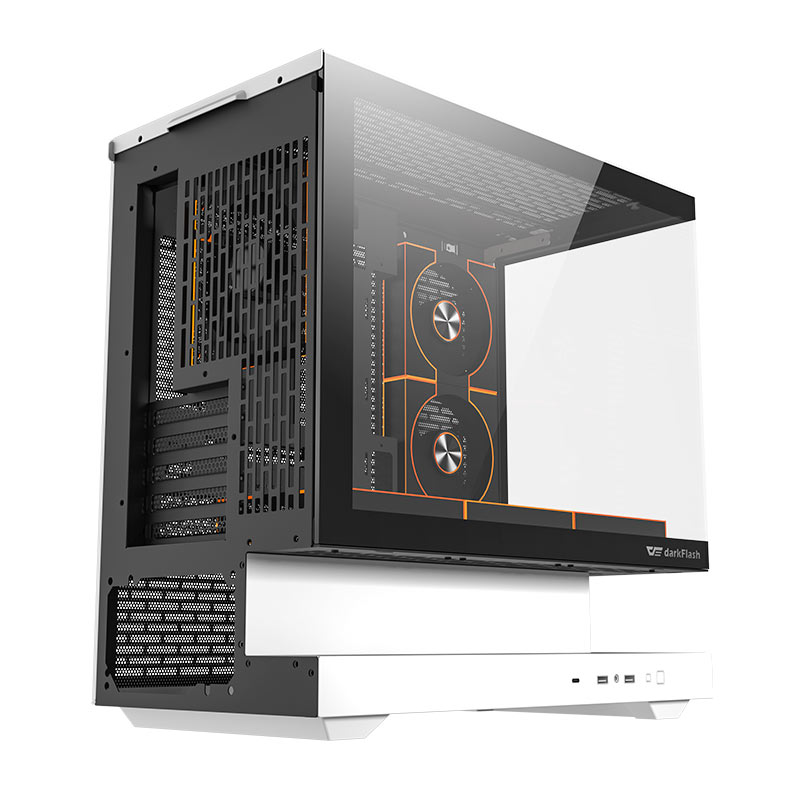 Gabinete Gamer Aigo Darkflash Floatron F1, ARGB, Full-Tower, Lateral de Vidro, Com 6 Fans, Branco, F1-BW-COMBO-DM8-LINEX6-WH - miniatura 8