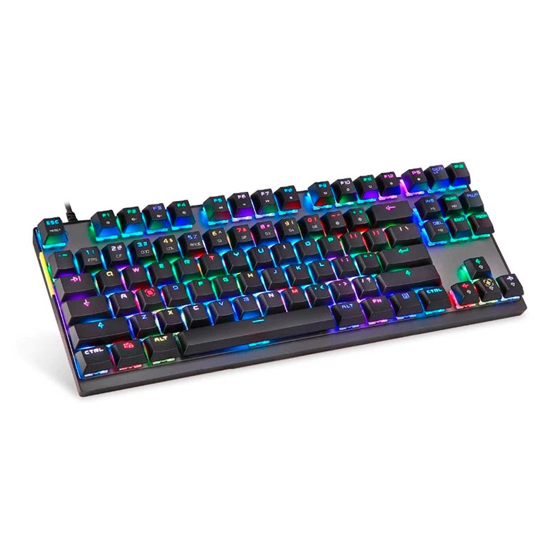 Teclado Mecanico Motospeed CK82 Preto RGB Switch Vermelho, FMSTC0038VEM - miniatura 4