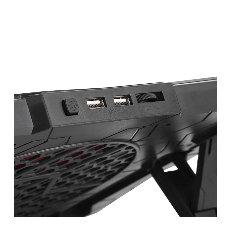 Base Para Notebook Marvo FN-40 Atlas 40, Ate 17 Pol, Preto e Vermelho, FN-40 - miniatura 5
