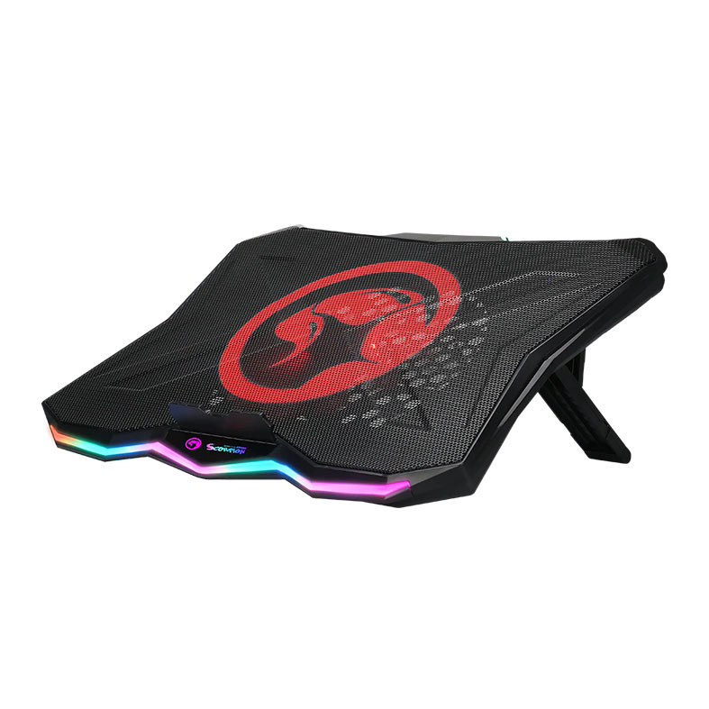Base Para Notebook Marvo FN-40 Atlas 40, Ate 17 Pol, Preto e Vermelho, FN-40 - miniatura 4