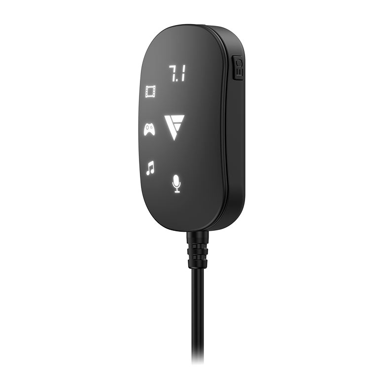 Placa de Som Force One Doppler, USB, Soundcard 7.1, Preto, FR.AU.DO.01 - miniatura 5