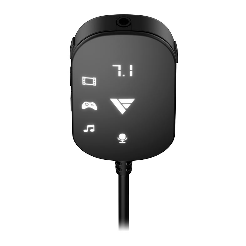 Placa de Som Force One Doppler, USB, Soundcard 7.1, Preto, FR.AU.DO.01 - miniatura 3