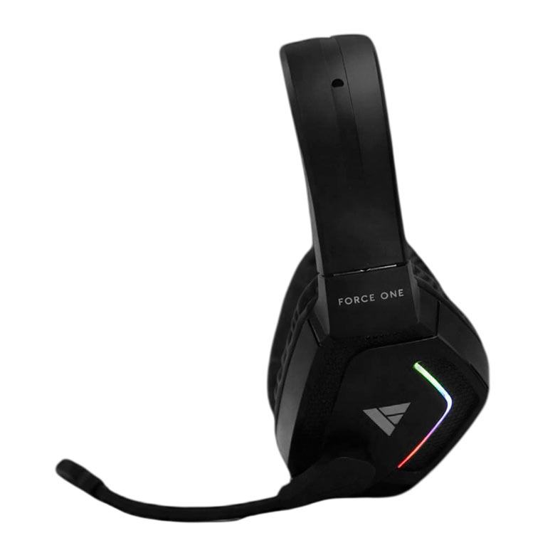 Headset Gamer Force One Titan V2, RGB, Drivers 50mm, Tri-Mode, Preto, FR.AU.TT.02 - miniatura 4