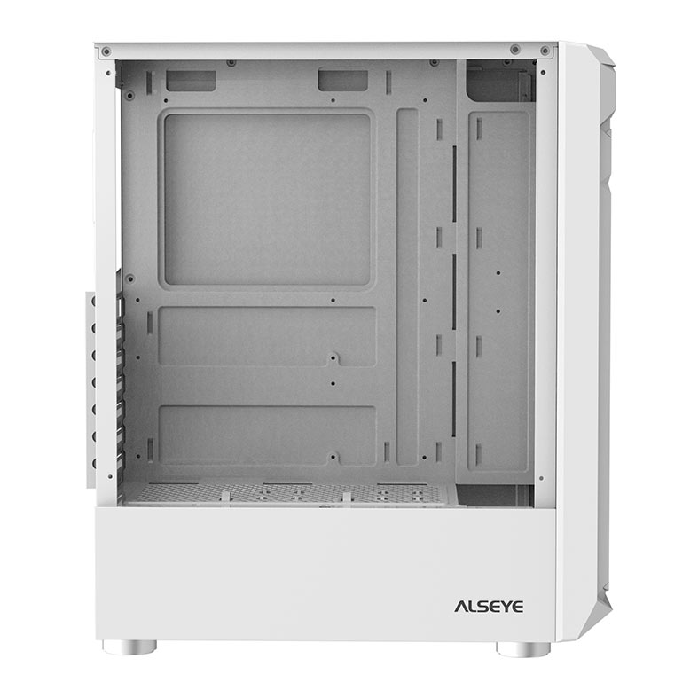 Gabinete Gamer Alseye Frost, Mid-Tower, Lateral de Vidro, Branco, FROST-WH - miniatura 8