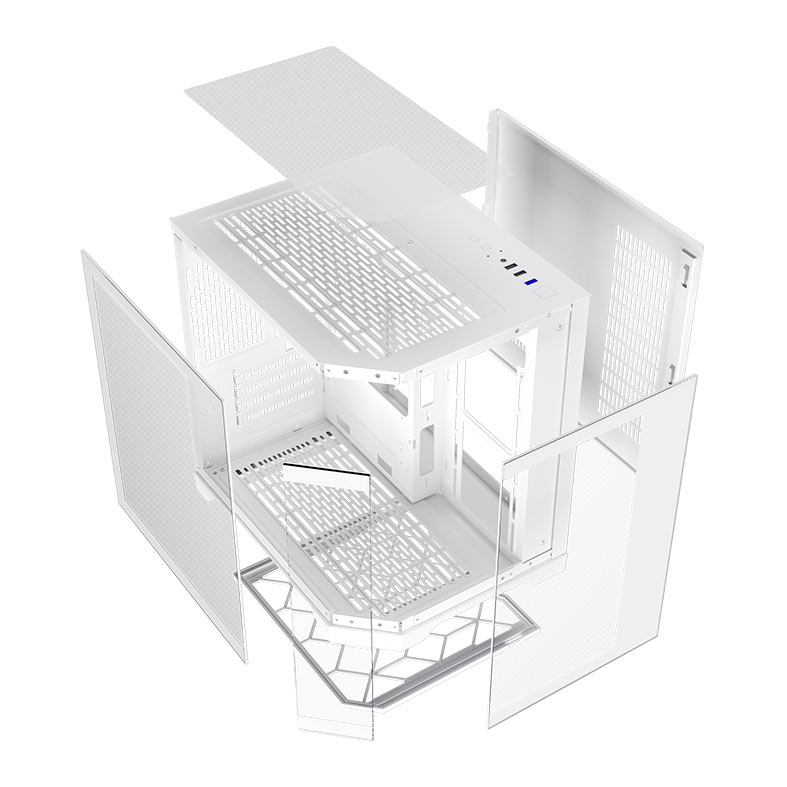 Gabinete Gamer Aigo Darkflash FT350, Mid-Tower, Lateral de Vidro, Branco, FT350-WH - miniatura 11