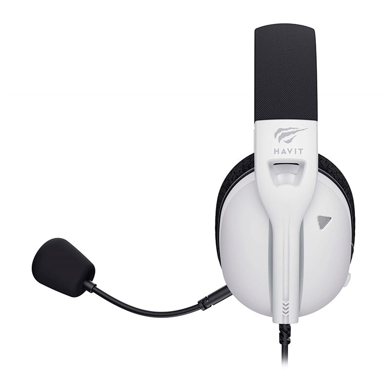 Headset Gamer Havit Fuxi- H5D, Drivers 50mm, Branco e Preto, HVGMH-FUXI-H5D-WB - miniatura 5