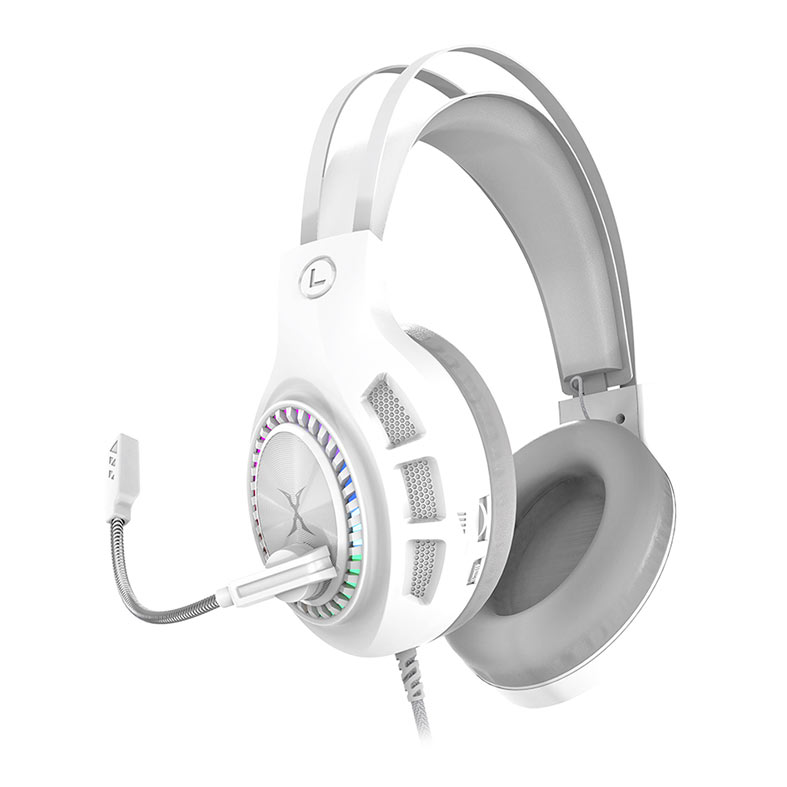 Headset Gamer Foxxray Bal-E69, RGB, Drivers 50mm, Branco, FXR-BAL-E69-WH - miniatura 4