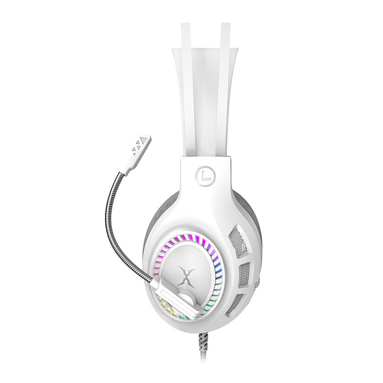 Headset Gamer Foxxray Bal-E69, RGB, Drivers 50mm, Branco, FXR-BAL-E69-WH - miniatura 3