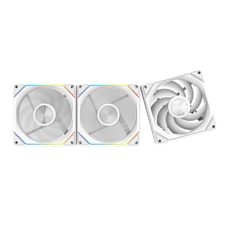 Kit Ventoinhas Aigo DarkFlash Gauss G16, ARGB, 3X120mm, Branco, G16-WHITE-3IN1 - miniatura 3