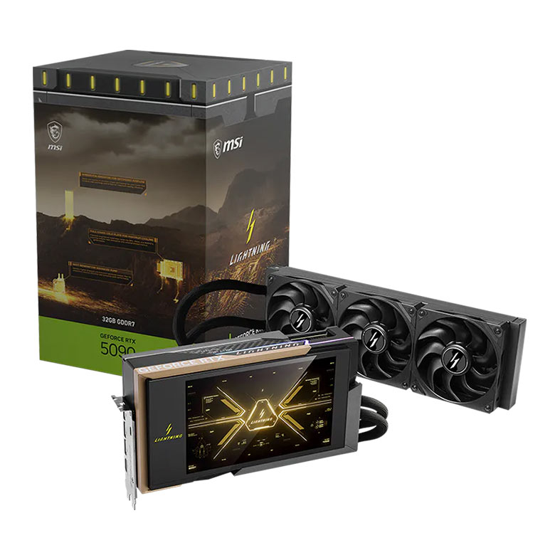 Placa de Video MSI GeForce RTX 5090 LIGHTNING Z, 32GB, GDDR7, 512-bit, G5090-32LZ - miniatura 3