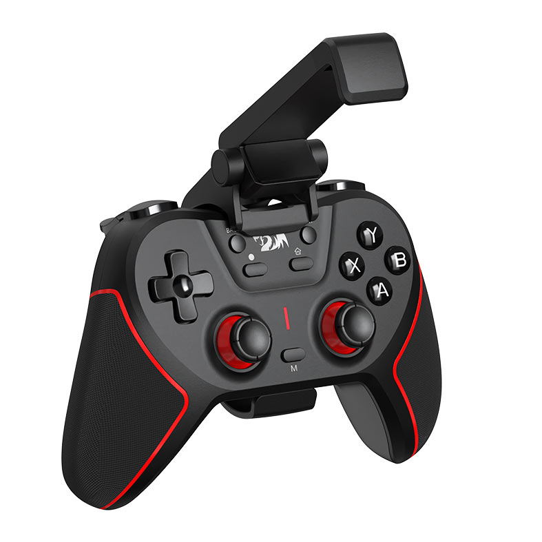 Controle Redragon Sempiten, Com Suporte Para Celular, Bluetooth, Preto e Vermelho, G712 - miniatura 3