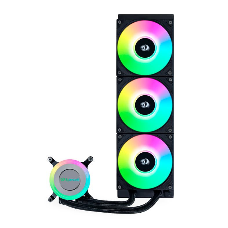 Water Cooler Redragon X Lian Li Galahad II Lite, RGB, 360mm, Preto, GA2L36RB-RD - miniatura 3