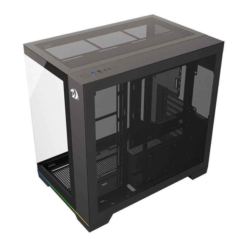 Gabinete Gamer Redragon Scalpel, ARGB, Mid Tower, Lateral de Vidro, Preto, GC-628 - miniatura 6