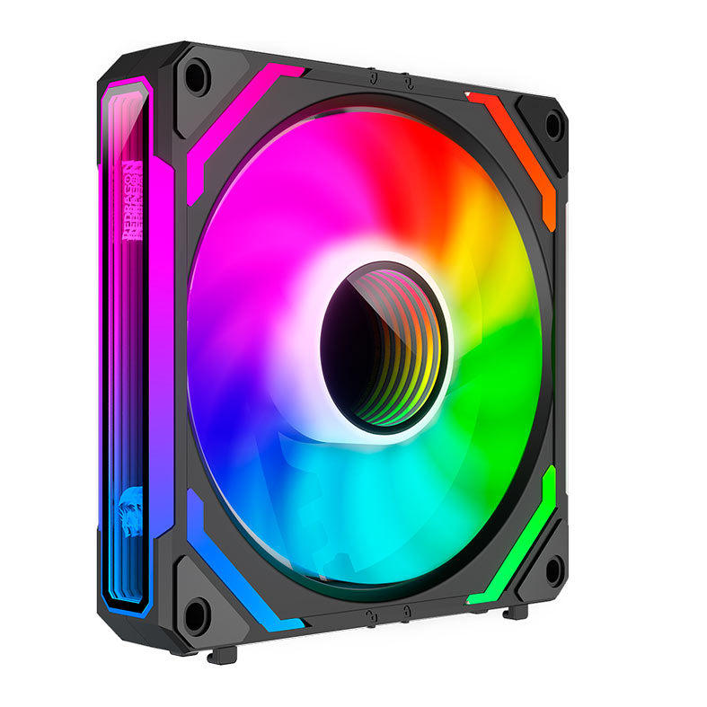 Kit Ventoinhas Redragon Infinity Mirror, ARGB, 3x120mm, Preto, GC-F012 - miniatura 5