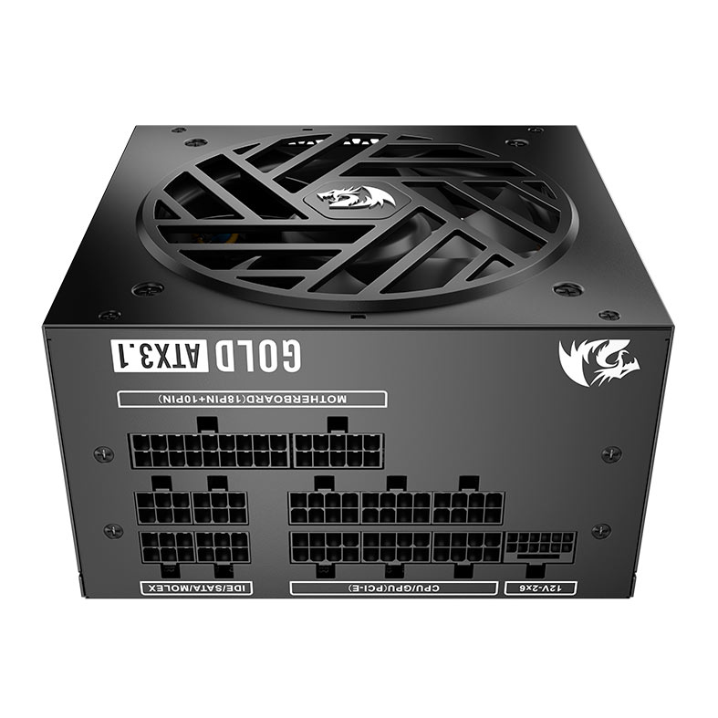 Fonte Redragon Master RGMS-850W, 850W, ATX 3.1, PCIe 5.1, Full-Modular, 80 Plus Gold, Preto, GC-MS01 - miniatura 6