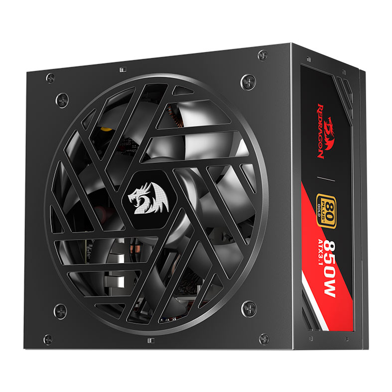 Fonte Redragon Master RGMS-850W, 850W, ATX 3.1, PCIe 5.1, Full-Modular, 80 Plus Gold, Preto, GC-MS01 - miniatura 4