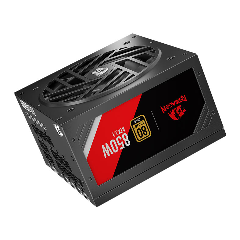 Fonte Redragon Master RGMS-850W, 850W, ATX 3.1, PCIe 5.1, Full-Modular, 80 Plus Gold, Preto, GC-MS01 - miniatura 8