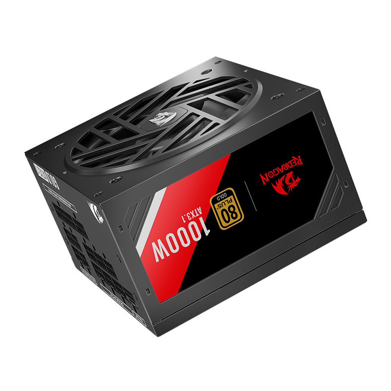 Fonte Redragon Master RGMS-1000W, 1000W, ATX 3.1, PCIe 5.1, Full-Modular, 80 Plus Gold, Preto, GC-MS03 - miniatura 6