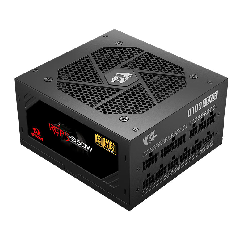 Fonte Redragon RGPS-850, 850W, Full-Modular, 80 Plus Gold, Preto, GC-PS010-V2 - miniatura 3