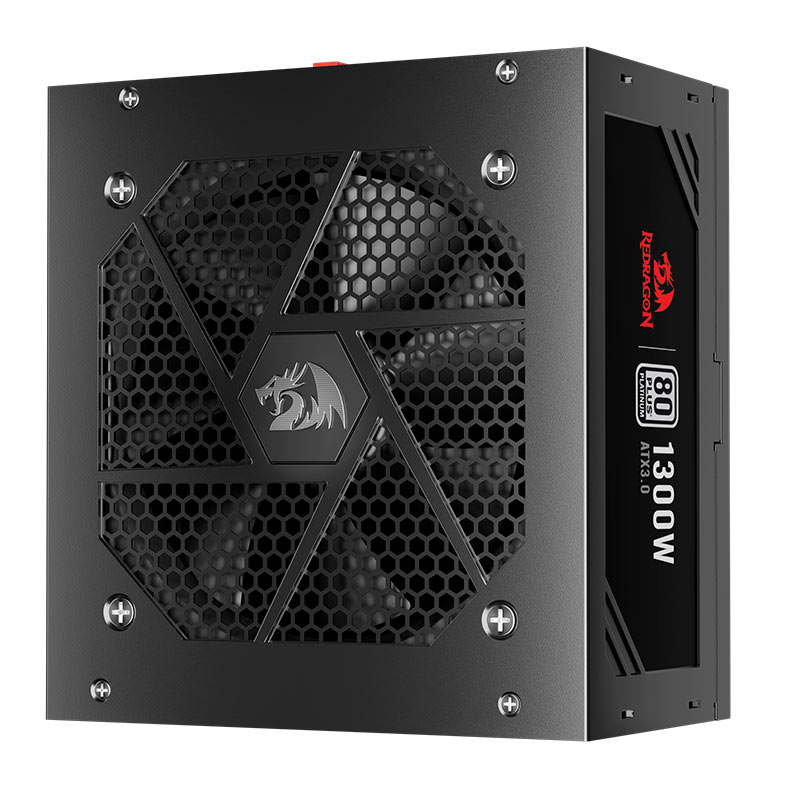 Fonte Redragon Power Supply, 1300W, Full-Modular, 80 Plus Platinum, Preto, GC-PS018 - miniatura 4