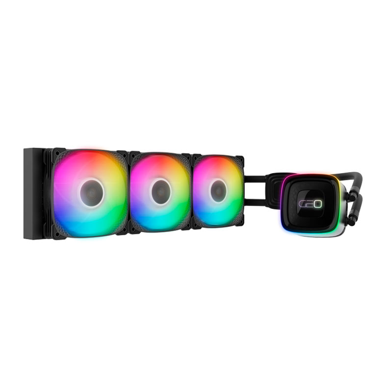 Water Cooler Geometric Future Eskimo Igloo 36, RGB, 360mm, Preto, GEO-EI-N36B - imagem 1