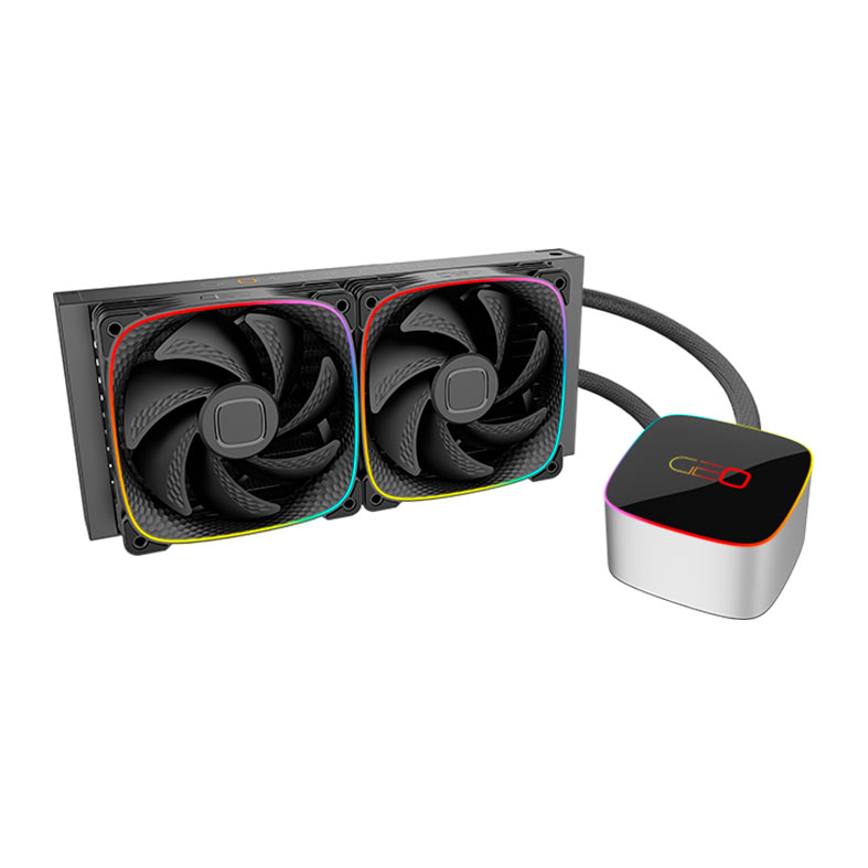 Water Cooler Geometric Future Eskimo Junior, RGB, 240mm, Preto, GEO-EJ-24B - miniatura 4