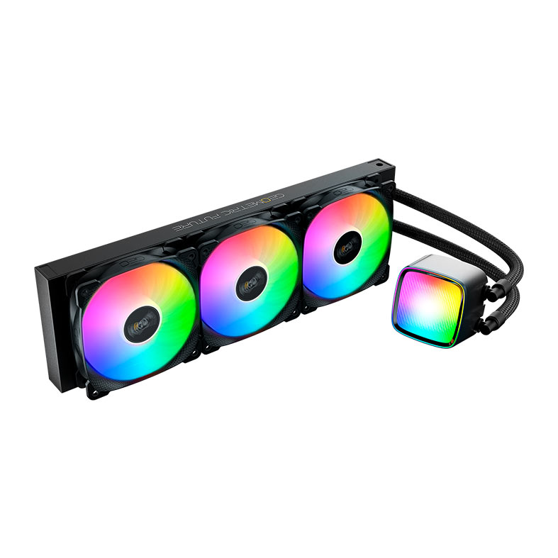 Water Cooler Geometric Future Eskimo Pro 36, RGB, 360mm, Preto, GEO-EP-36B - miniatura 3
