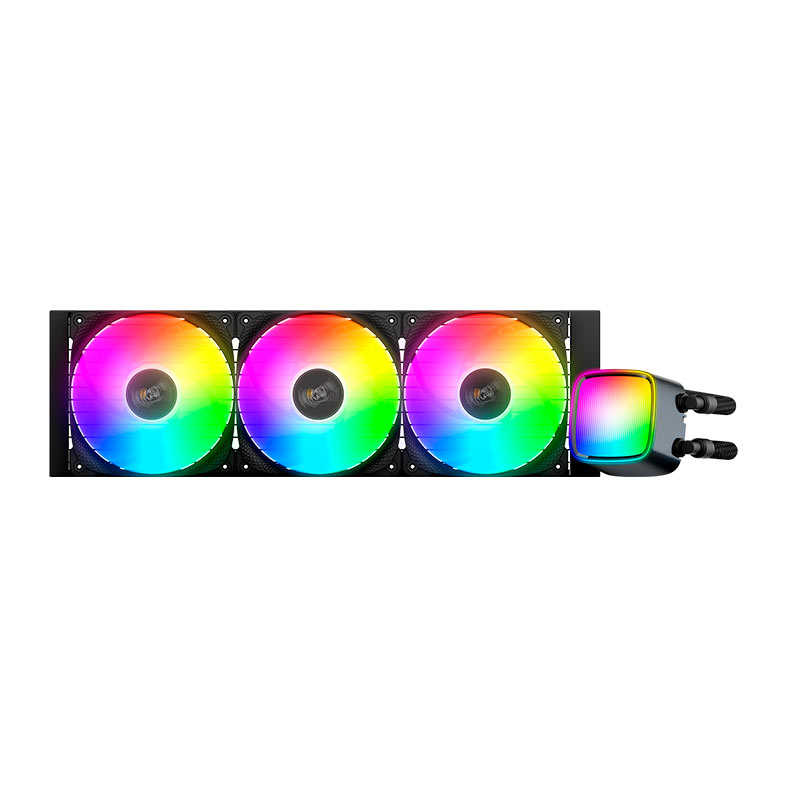 Water Cooler Geometric Future Eskimo Pro 36, RGB, 360mm, Preto, GEO-EP-36B - miniatura 4