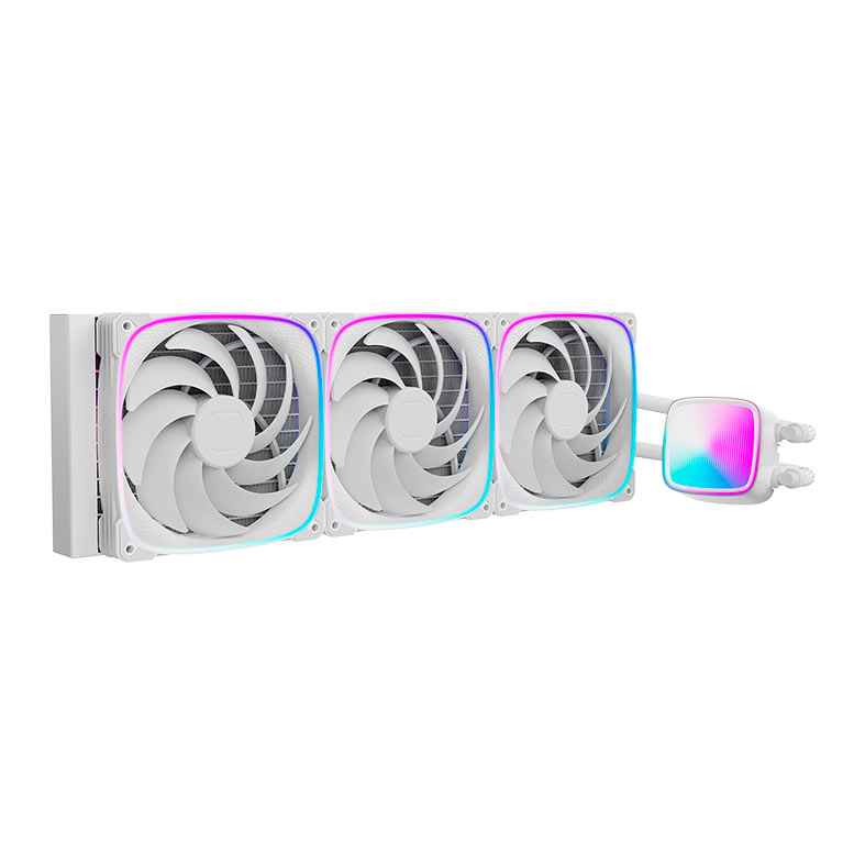 Water Cooler Geometric Future Eskimo Pro 42, ARGB, 420mm, Branco, GEO-EP-42W - miniatura 3
