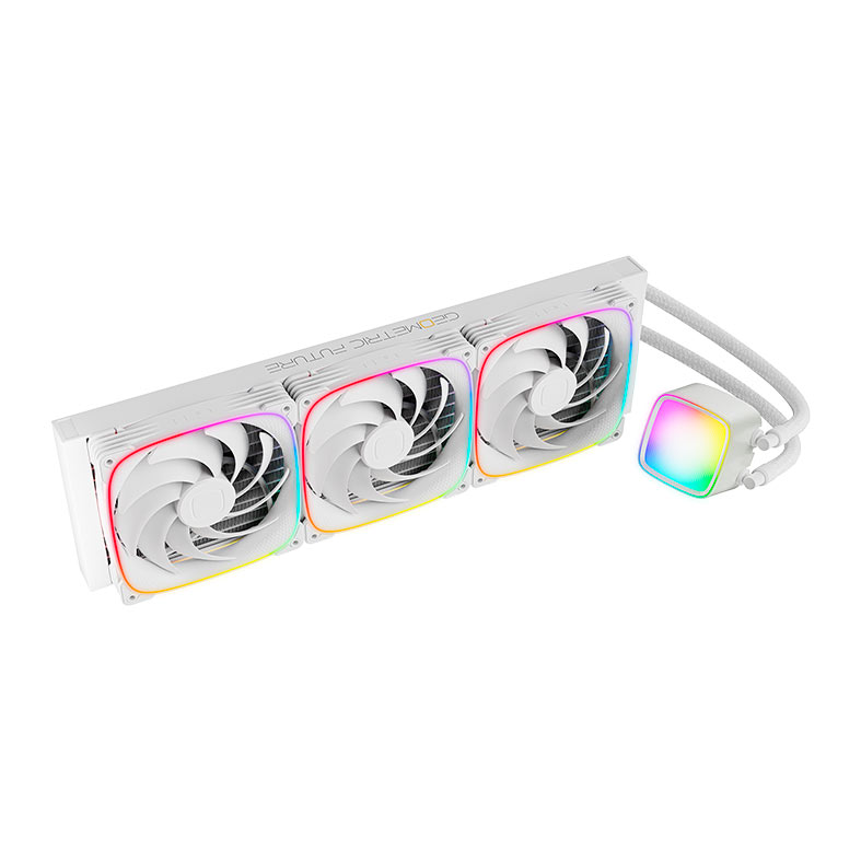 Water Cooler Geometric Future Eskimo Pro 42, ARGB, 420mm, Branco, GEO-EP-42W - miniatura 8