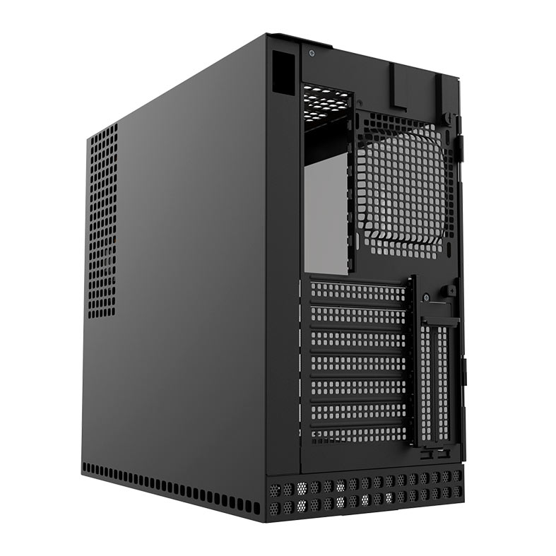 Gabinete Gamer Geometric Future Model 4 King Arthur, Mid-Tower, Lateral de Vidro, Preto e Amarelo, GEO-M4-KAB - miniatura 7