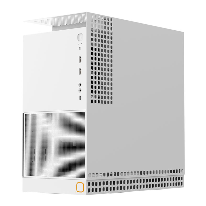Gabinete Gamer Geometric Future Model 4 King Arthur, Mid-Tower, Lateral de Vidro, Branco, GEO-M4-KAW - miniatura 6