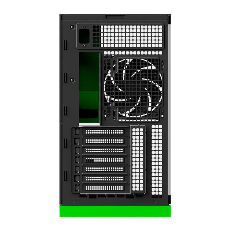Gabinete Gamer Geometric Future Model 5, Mid-Tower, Lateral de Vidro, Com 5 Fans, Preto e Verde, GEO-M5F-BNV - miniatura 6