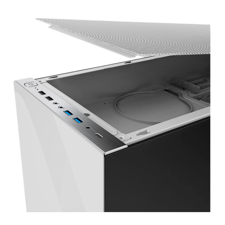 Gabinete Gamer Geometric Model 8 Lohan, Mid-Tower, Lateral de Vidro, Branco, GEO-M8-LOW - miniatura 8