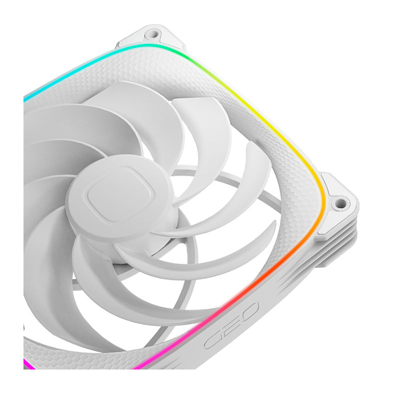 Ventoinha Geometric Future Squama 2503R-14W, ARGB, 140mm, Branco, GEO-S2503RW-14S - miniatura 6