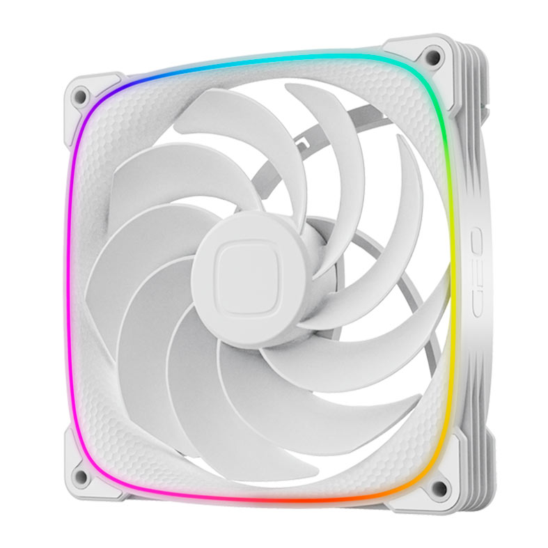 Ventoinha Geometric Future Squama 2503R-14W, ARGB, 140mm, Branco, GEO-S2503RW-14S - miniatura 3