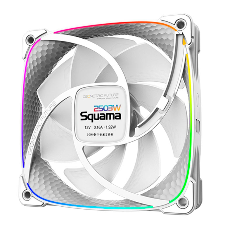 Ventoinha Geometric Future Squama 2503W, ARGB, 120mm, Branco, GEO-S2503W-1 - miniatura 7