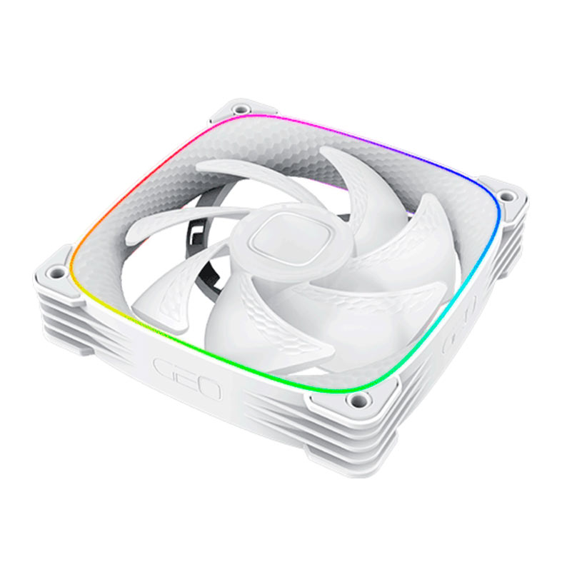 Ventoinha Geometric Future Squama 2503-14W, RGB, 140mm, Branco, GEO-S2503W-14S - miniatura 5