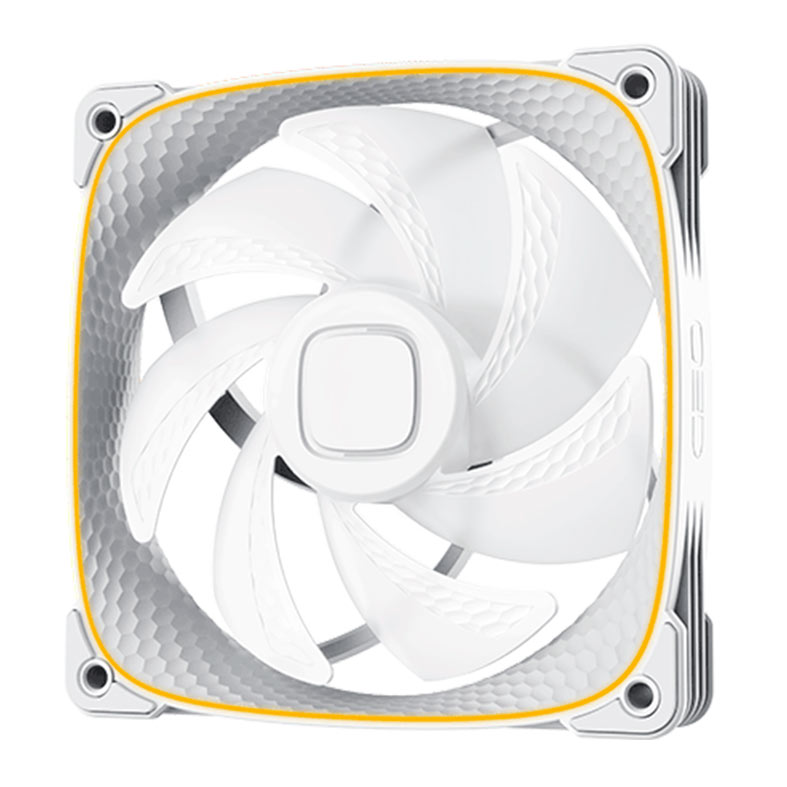 Ventoinha Geometric Future Squama 2503-14W, RGB, 140mm, Branco, GEO-S2503W-14S - miniatura 4