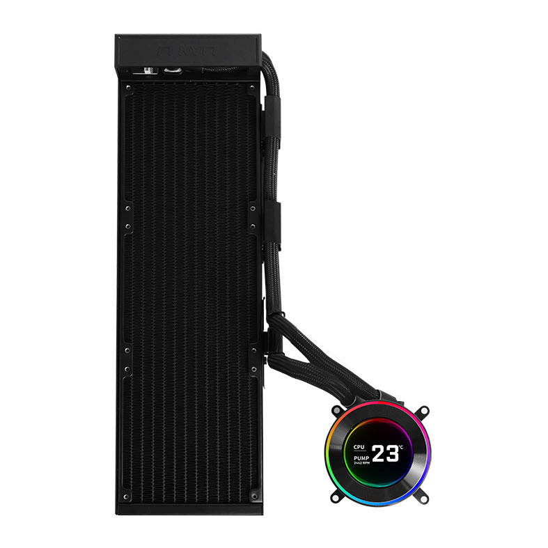 Water Cooler Lian Li Hydroshift II LCD-C Wireless, RGB, 360mm, Com tela LCD, Preto, GHS2LCD36B - miniatura 3
