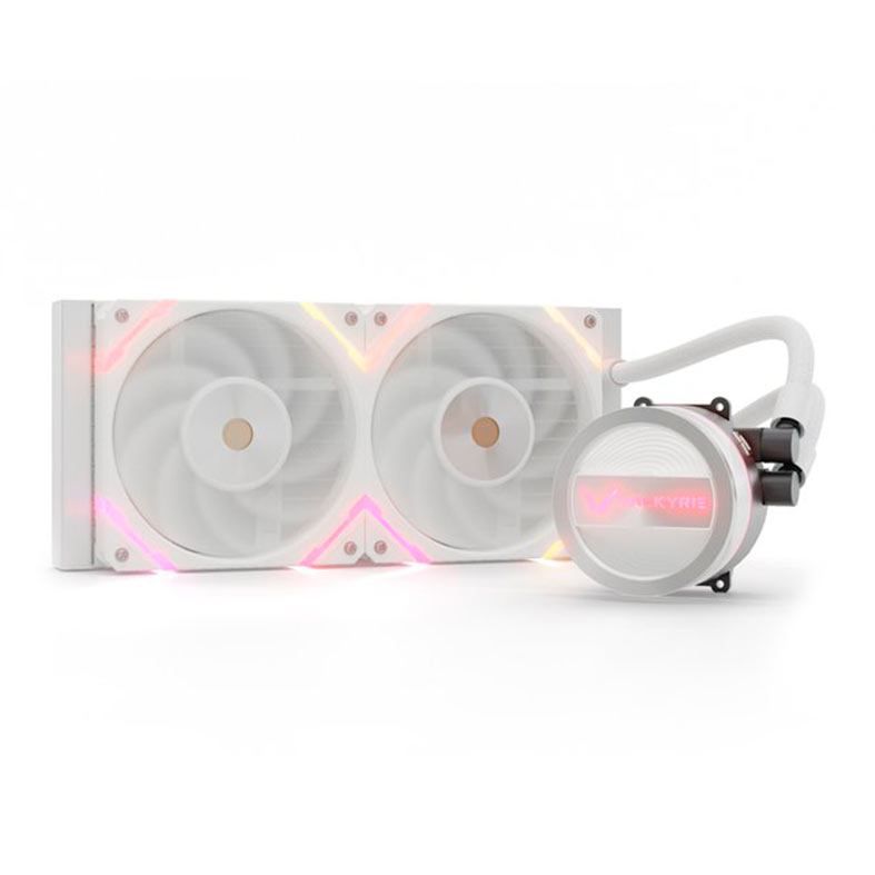 Water Cooler Valkyrie Dragonfang GL240W, RGB, 240mm, Branco, GL-240W-WH - miniatura 5