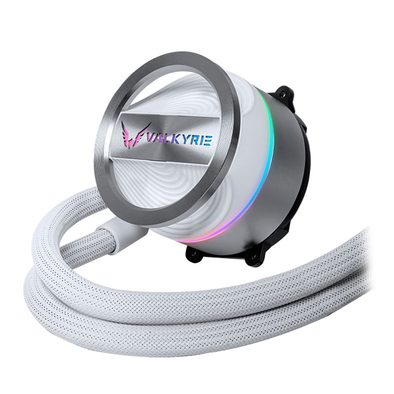 Water Cooler Valkyrie Dragonfang GL240W, RGB, 240mm, Branco, GL-240W-WH - miniatura 7