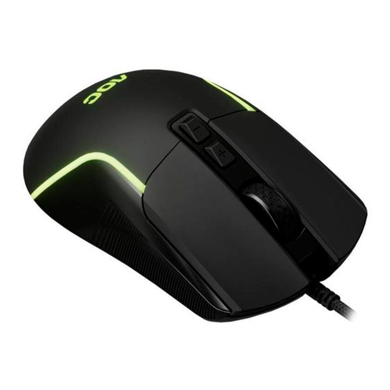 Mouse Gamer AOC GM170, RGB, 8000DPI, 7 Botoes, Preto, GM170-BK - miniatura 4